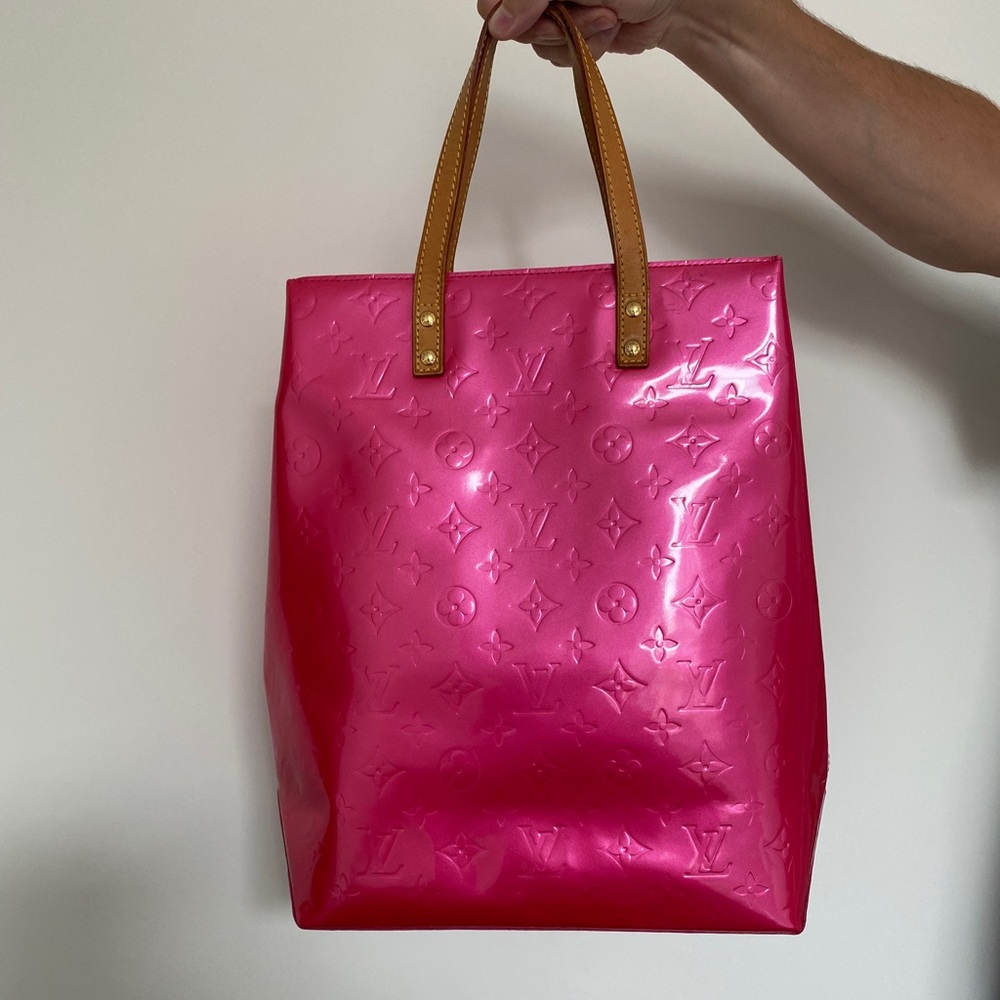 Louis Vuitton Vernis Raspberry tote